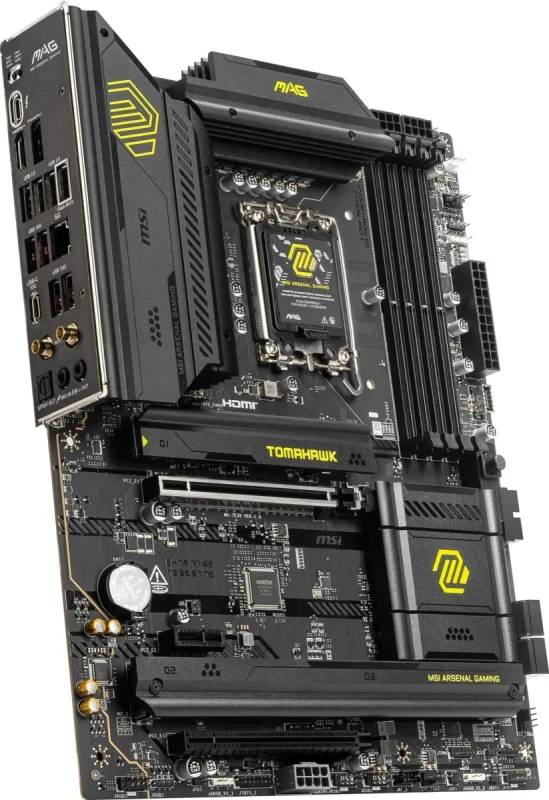 MSI MAG B860 TOMAHAWK WIFI LGA 1851 Intel B860 SATA 6Gb/s Intel Core Ultra DDR5 ATX Motherboard - Image 5