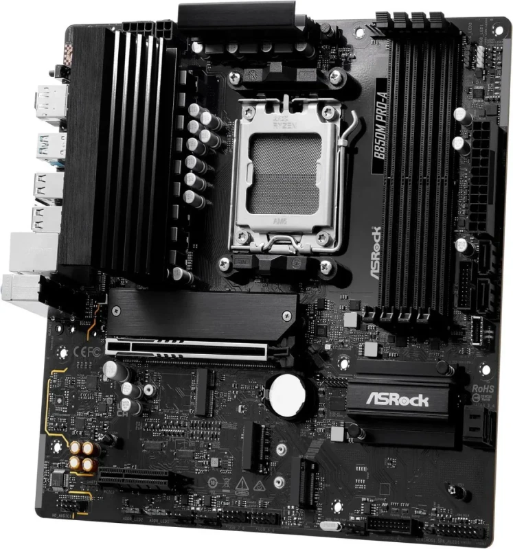 ASRock B850M Pro-A AM5 AMD B850 Micro ATX Motherboard - Image 5