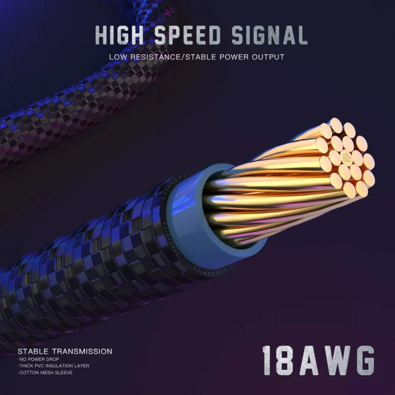 AsiaHorse 18AWG PSU Cable Extension Kit - Sleeved Soft Braided Custom Mod Cables with Two-Color Comb Kit for GPU/CPU/Motherboard - 24Pin ATX, 8Pin to 4+4Pin EPS, 8Pin to 6+2Pin PCIe - 30cm Black Mix - Gallery Image