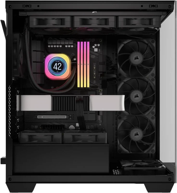 CORSAIR iCUE LINK RX120 MAX 120mm PWM Thick Fans - Starter Kit – High Static Pressure Fan  – Up to 2,000 RPM – 30mm Thickness – iCUE LINK System Hub Included - Image 17