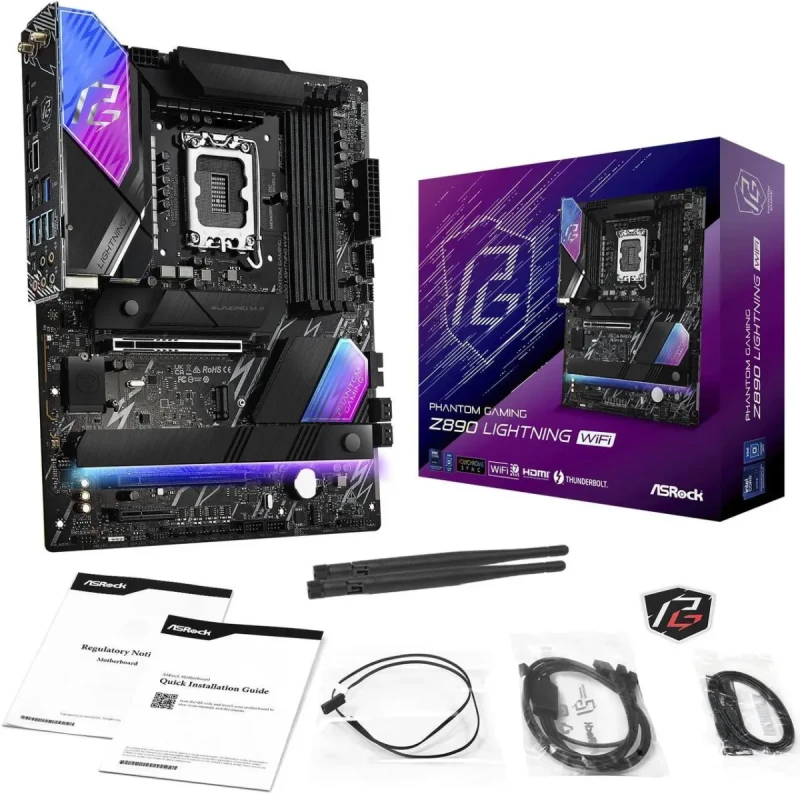 ASRock Z890 Lightning WiFi LGA 1851 Intel Z890 ATX Motherboard - Image 8