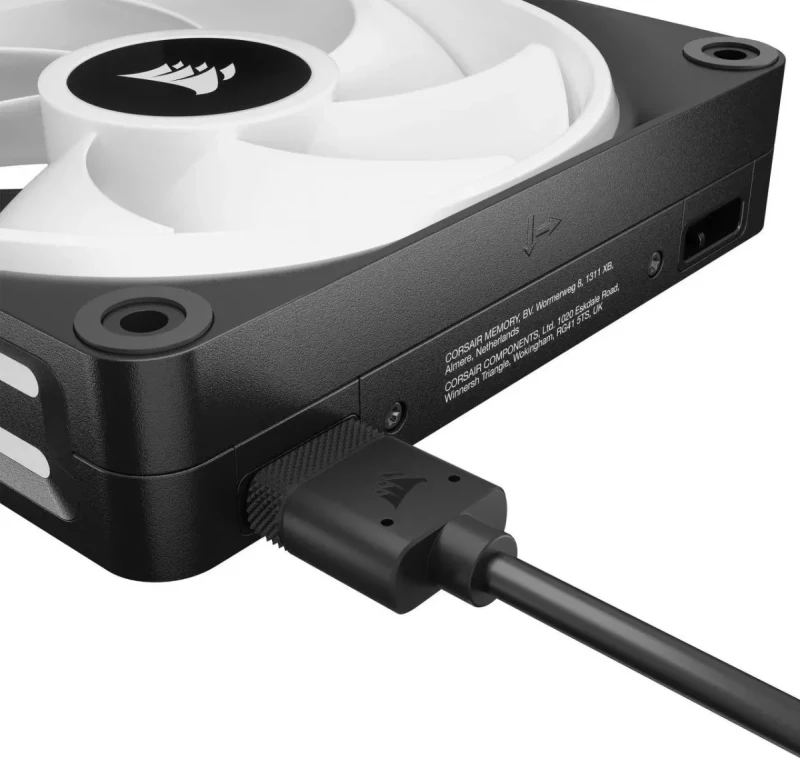 CORSAIR QX RGB Series, iCUE LINK QX120 RGB, 120mm Magnetic Dome RGB Fan, Starter Kit - Image 16