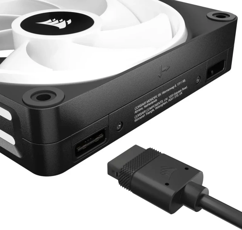 CORSAIR QX RGB Series, iCUE LINK QX120 RGB, 120mm Magnetic Dome RGB Fan, Starter Kit - Image 17