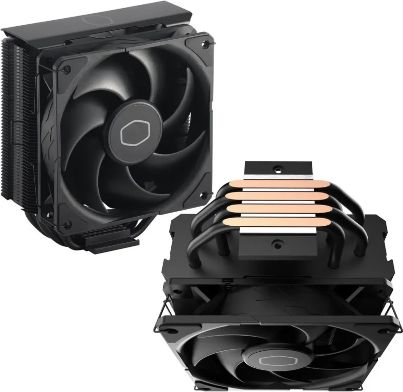 Cooler Master Hyper 212 Black CPU Air Cooler, SickleFlow 120mm Fan, Aluminum Top Cover, 4 Copper Heat Pipes, CryoFuze, 152mm(H), Brackets AMD Ryzen AM5|AM4, Intel LGA 1851|1700|1200 (RR-S4KK-25SN-R1) - Image 3