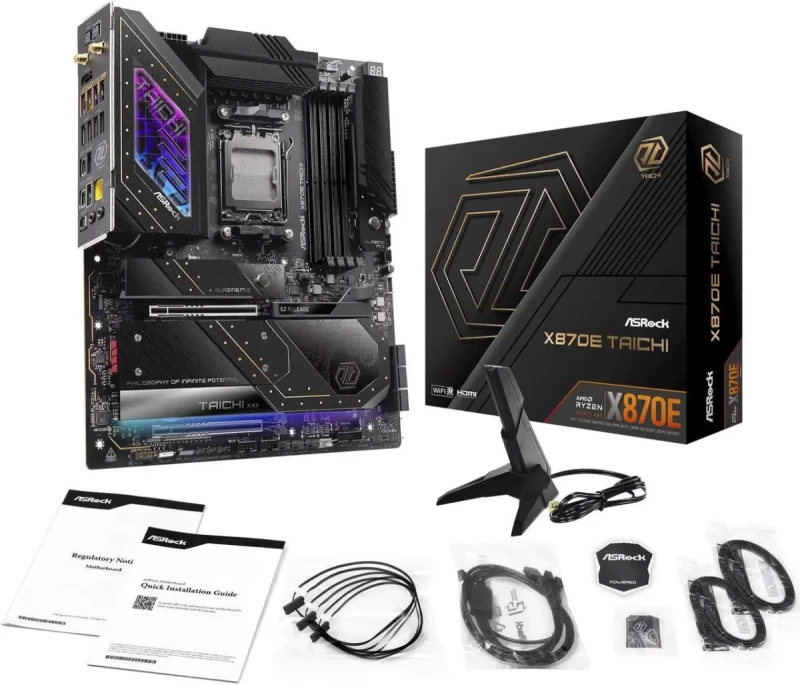 ASRock X870E TAICHI AM5 AMD X870E Extended ATX Motherboard - Image 10