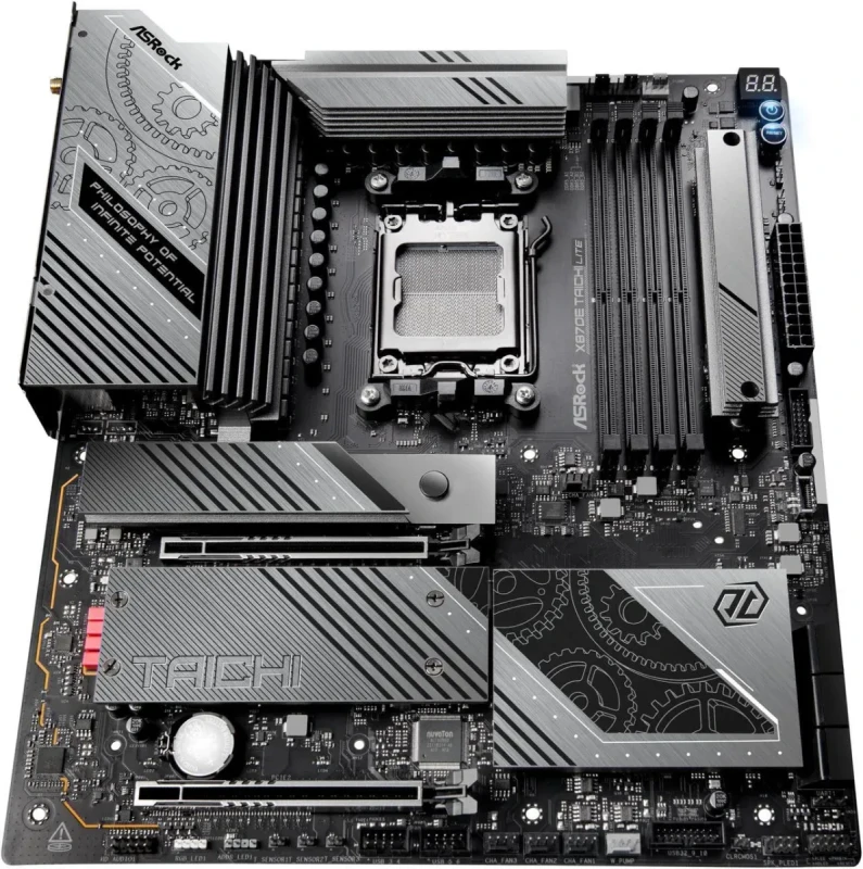 ASRock X870E Taichi Lite AM5 AMD X870E Extended ATX Motherboard - Image 3