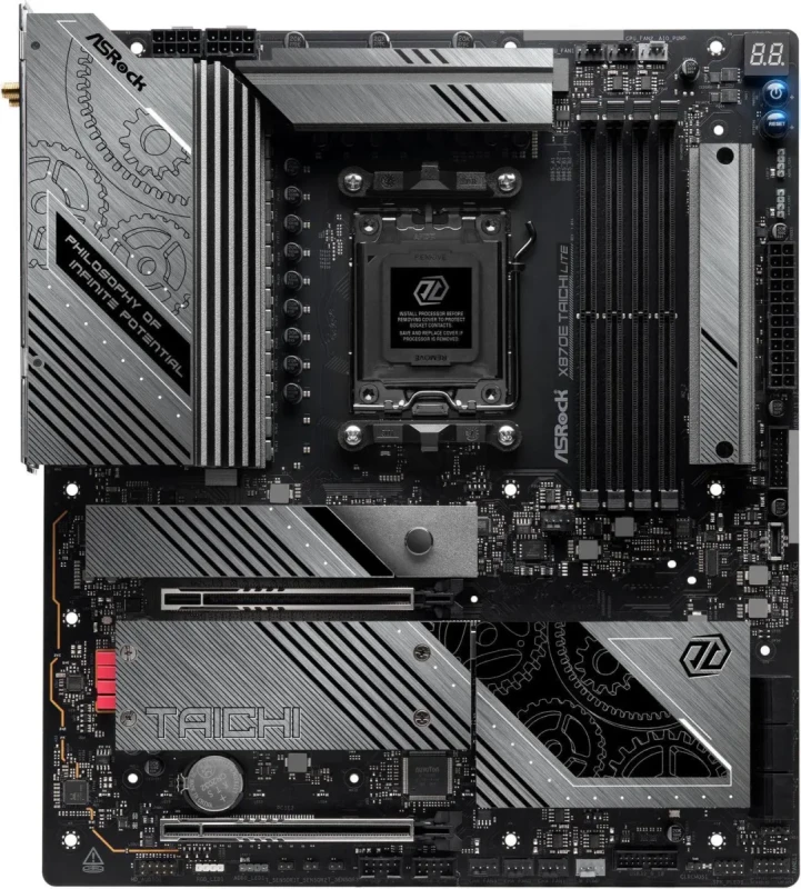 ASRock X870E Taichi Lite AM5 AMD X870E Extended ATX Motherboard - Image 10