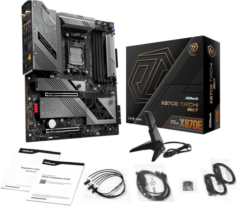 ASRock X870E Taichi Lite AM5 AMD X870E Extended ATX Motherboard - Image 11