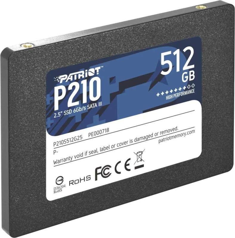 Patriot P210 2.5" 512GB SATA III TLC Internal Solid State Drive (SSD) P210S512G25 - Image 3
