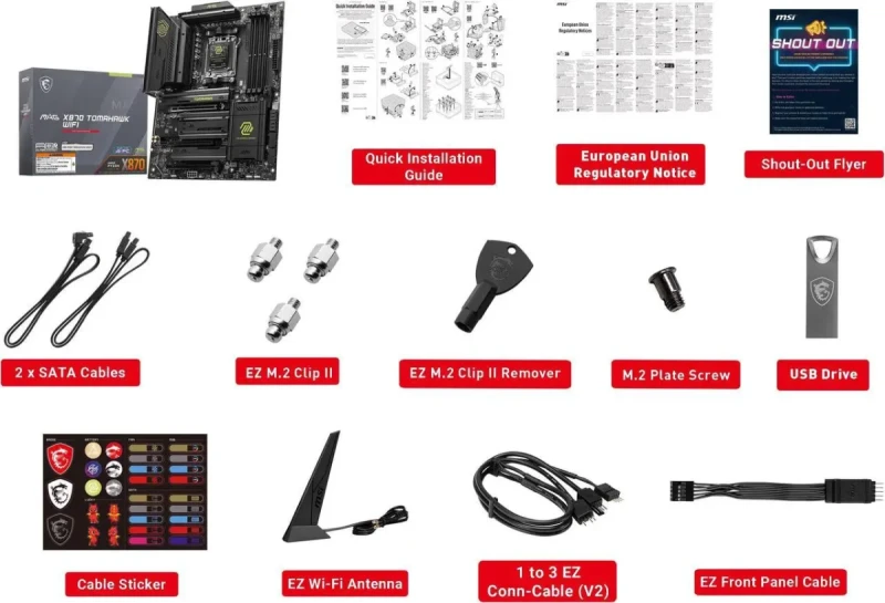 MSI MAG X870 TOMAHAWK WIFI AM5 AMD X870 ATX Motherboard - Image 9