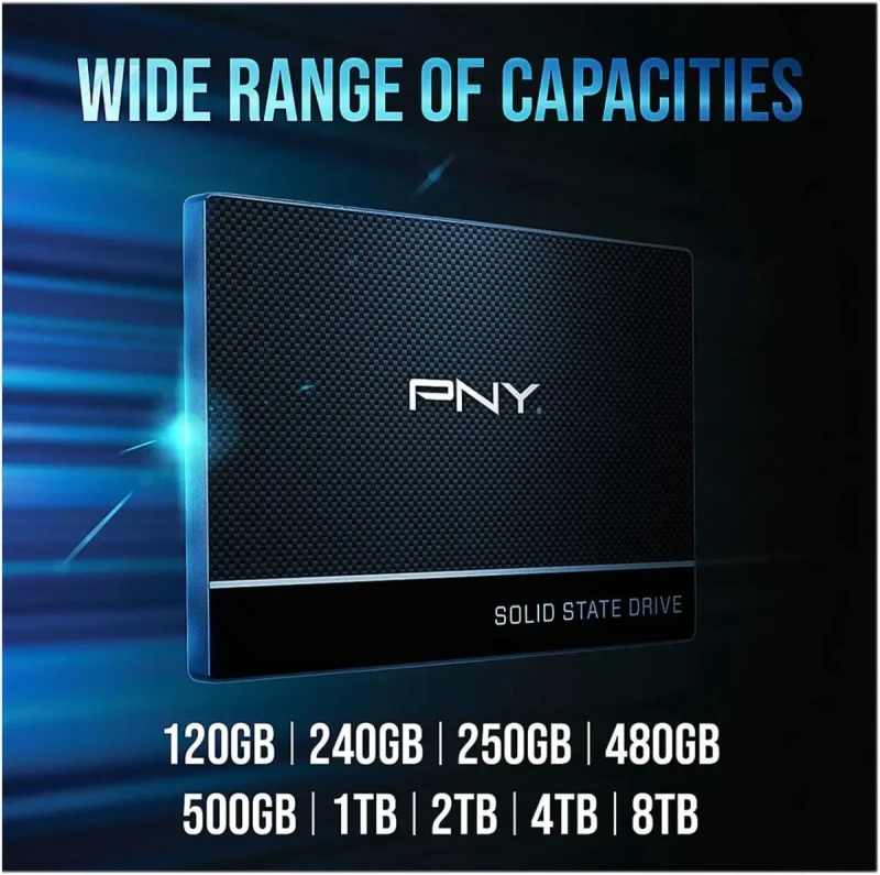 PNY CS900 2.5" 4TB SATA III 3D NAND Internal Solid State Drive (SSD) SSD7CS900-4TB-RB - Image 3