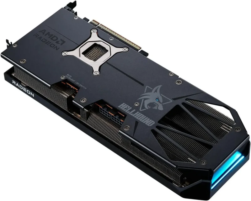PowerColor Hellhound Radeon RX 9070 16GB 256-Bit GDDR6 PCI Express 5.0 RDNA 4 Graphics Card RX9070 16G-L/OC - Image 6