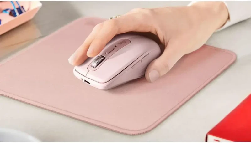 Logitech Mouse Pad - Dark Rose - Image 6