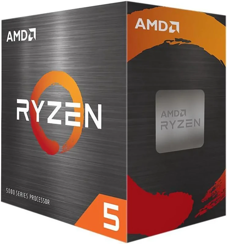 AMD Ryzen 5 5600 Desktop Processor - 6-Core 12-Thread Zen 3, 3.5 GHz Base, 4.4 GHz Boost, Socket AM4 65W with Wraith Stealth Cooler - Boxed (100-100000927BOX) - Image 2