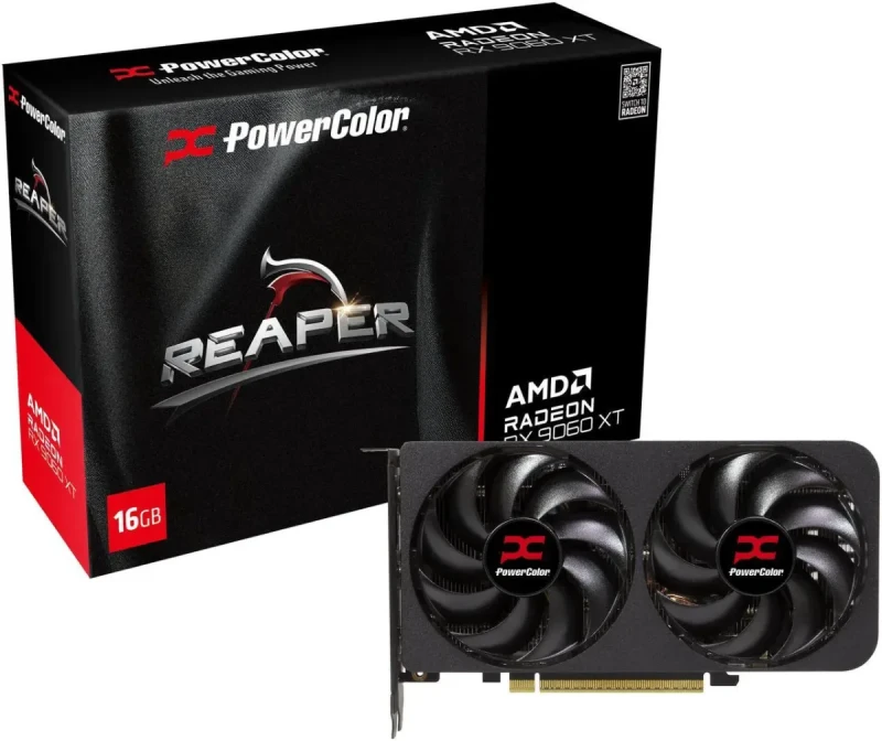 PowerColor Reaper Radeon RX 9060 XT 16GB GDDR6 PCI Express 5.0 x16 ATX Video Card RX9060XT 16G-A - Image 6