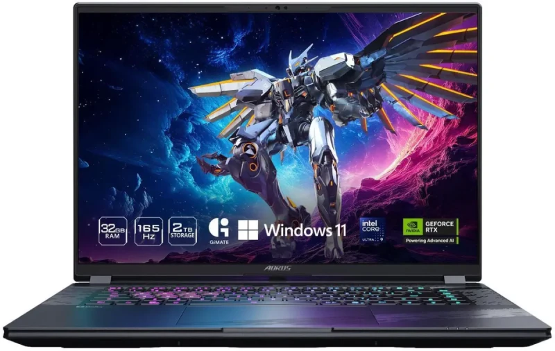 GIGABYTE AORUS ELITE 16 Gaming Laptop - 165Hz 2560x1600 WQXGA - NVIDIA GeForce RTX 5070 - Intel Core Ultra 9 275HX - 2TB SSD with 32GB DDR5 RAM - Windows 11 Home AD - Image 2