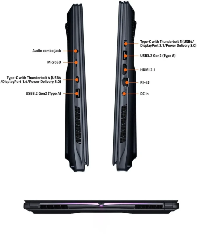 GIGABYTE AORUS ELITE 16 Gaming Laptop - 165Hz 2560x1600 WQXGA - NVIDIA GeForce RTX 5070 - Intel Core Ultra 9 275HX - 2TB SSD with 32GB DDR5 RAM - Windows 11 Home AD - Image 10