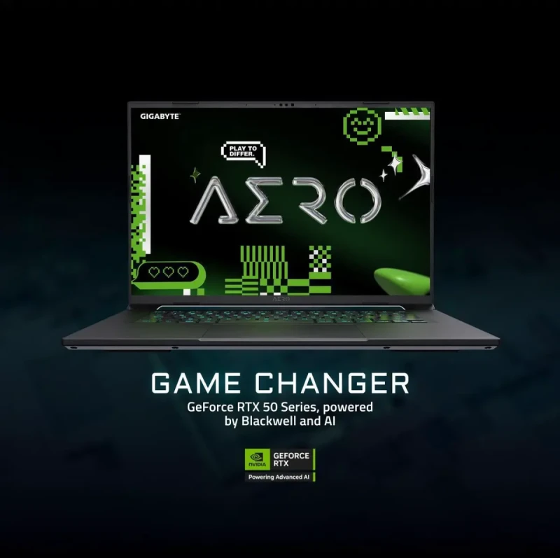 GIGABYTE AERO X16; Copilot+ PC - 165Hz 2560x1600 WQXGA - NVIDIA GeForce RTX 5050 - AMD Ryzen AI 7 350 - 1TB SSD with 16GB DDR5 RAM - Windows 11 Home - Space Gray - Image 5