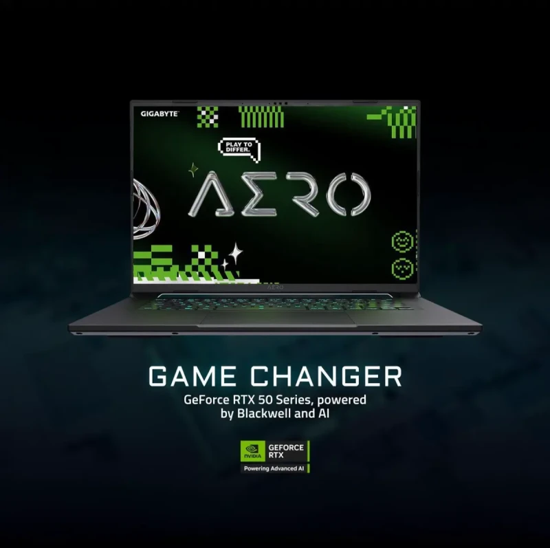 GIGABYTE AERO X16; Copilot+ PC - 165Hz 2560x1600 WQXGA - NVIDIA GeForce RTX 5070 - AMD Ryzen AI 7 350 - 1TB SSD with 16GB DDR5 RAM - Windows 11 Home - Lunar White - Image 18