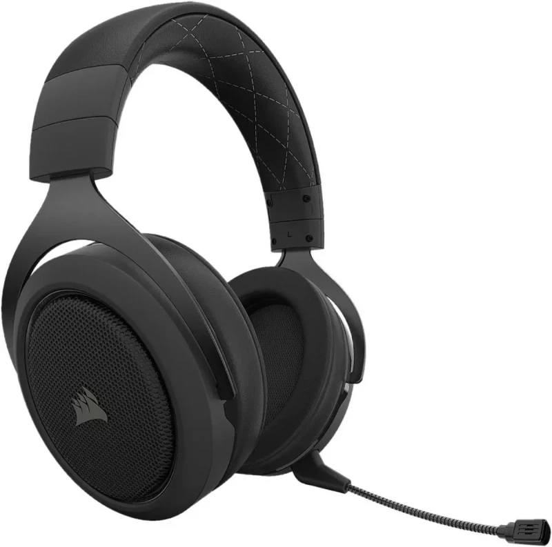 Corsair HS70 Pro Wireless Gaming Headset - 7.1 Surround Sound Headphones for PC, MacOS, PS5, PS4 - Discord Certified - 50mm Drivers – Carbon - Image 2
