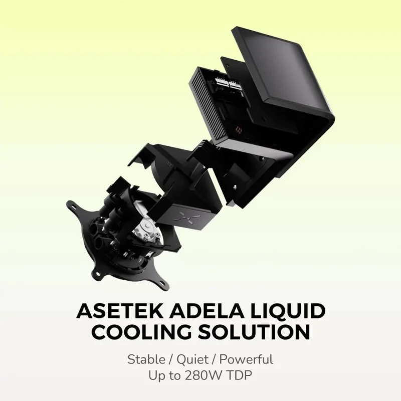 TRYX Panorama SE 360 ARGB 360mm AIO Rotatable 6.67'' AMOLED Curved Screen 3D Anamorphic Effect Customizable AIO Cooler 360mm Asetek Adela 280w TDP ARGB Fan Intel LGA 1851/1700/1200/115X AMD AM5/AM4 - Image 4