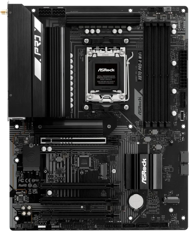 Asrock X870 Pro-A WIFI AM5 AMD X870 ATX Motherboard - Image 6