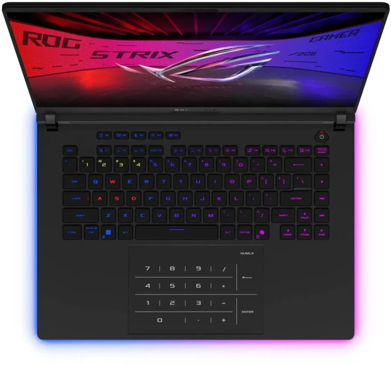 ASUS ROG Strix Scar 16 G635LW-XS97: 16" QHD 240Hz, Core Ultra 9 275HX, RTX 5080, 32GB DDR5, 2TB SSD, Wi-Fi 7, Win11 Pro - Image 2