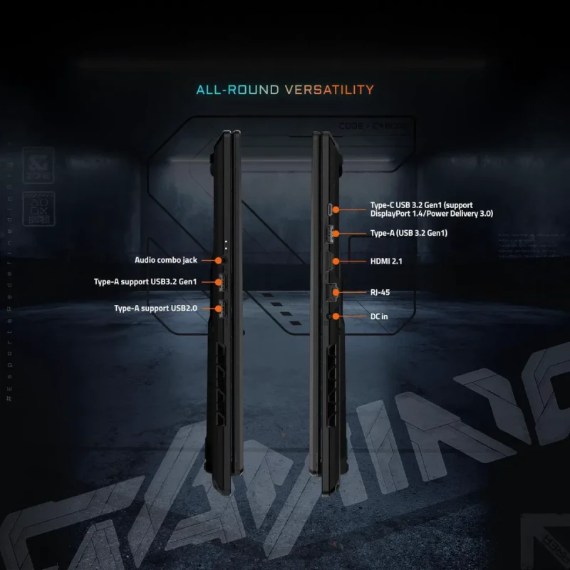 GIGABYTE GAMING A16 CWHI3US894SH 1.5TB: 16" WUXGA 165Hz, i7-13620H, RTX 5070, 64GB DDR5, 1.5TB SSD, Win11 - Image 12