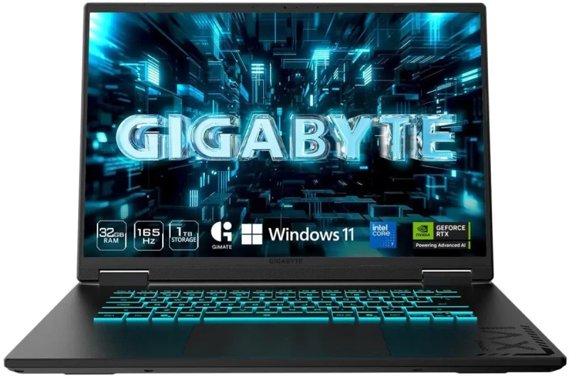 GIGABYTE - GAMING A16 PRO Gaming Laptop - 165Hz 2560x1600 WQXGA - NVIDIA GeForce RTX 5070 Ti - Intel Core 7 240H - 1TB SSD with 32GB LPDDR5X RAM - Windows 11 Home (GAMING A16 PRO DXHG4USCC4SH) - Image 2