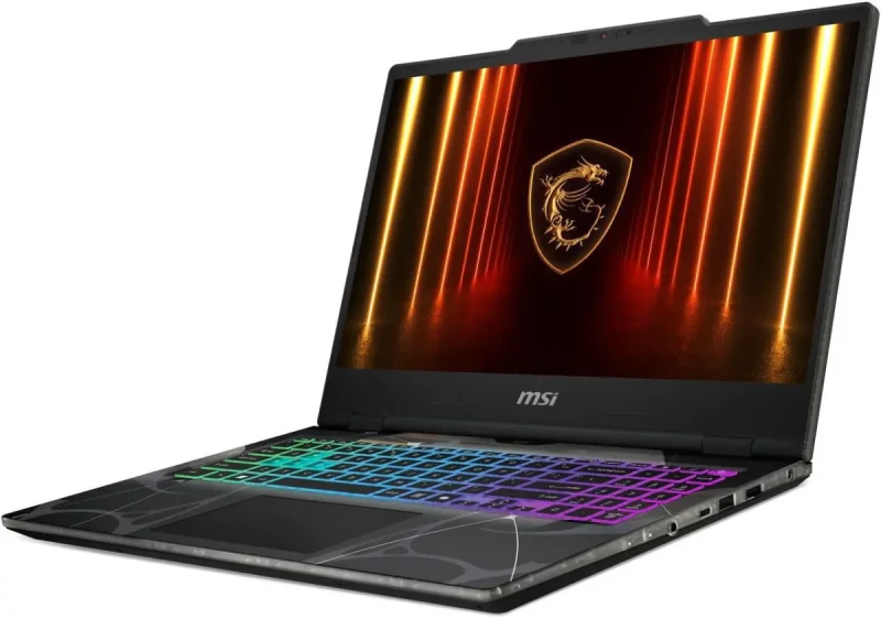 MSI Cyborg A15 - 15.6" GeForce RTX 5050 Laptop GPU - AMD Ryzen 7 260(3.80-5.10 GHz) - 16GB Memory - 512 GB NVMe SSD - Windows 11 Home Gaming Laptop - 144 Hz IPS (Cyborg A15 AI B2HWEKG-071US ) - Image 3