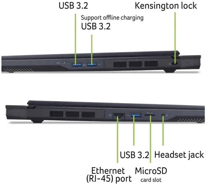 Acer Predator Helios Neo - 16.0" GeForce RTX 5070 Laptop GPU - Intel Core Ultra 7 255HX - 16GB (2 x 8GB) Memory - 1 TB PCIe SSD - Windows 11 Home Gaming Laptop - 240 Hz IPS (PHN16-73-7166) - Image 12