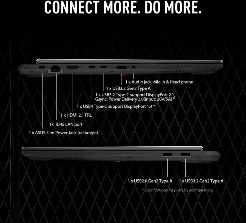 ASUS TUF Gaming A16 - 16" GeForce RTX 5060 Laptop GPU - AMD Ryzen 7 260 - 16GB Memory - 512 GB NVMe SSD - Windows 11 Home Gaming Laptop - 165 Hz IPS (FA608UM-NS73 ) - Image 8