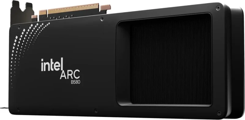 Intel Arc B580 Limited Edition 12GB GDDR6 192-Bit 456GB/s Battlemage Graphics Card with 20 XE Cores 20 Ray Tracing Units Up to 8K@120Hz HDR Support PCIe 4.0 x8 Dual-Slot Design - Black - Image 6