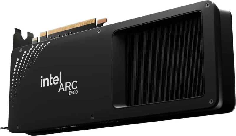 Intel Arc B580 Limited Edition 12GB GDDR6 192-Bit 456GB/s Battlemage Graphics Card with 20 XE Cores 20 Ray Tracing Units Up to 8K@120Hz HDR Support PCIe 4.0 x8 Dual-Slot Design - Black - Image 7