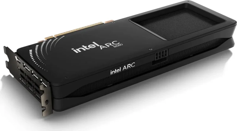 Intel Arc B580 Limited Edition 12GB GDDR6 192-Bit 456GB/s Battlemage Graphics Card with 20 XE Cores 20 Ray Tracing Units Up to 8K@120Hz HDR Support PCIe 4.0 x8 Dual-Slot Design - Black - Image 8