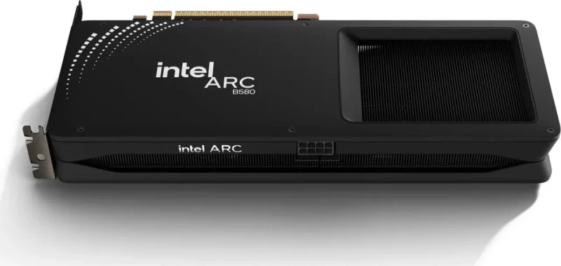 Intel Arc B580 Limited Edition 12GB GDDR6 192-Bit 456GB/s Battlemage Graphics Card with 20 XE Cores 20 Ray Tracing Units Up to 8K@120Hz HDR Support PCIe 4.0 x8 Dual-Slot Design - Black - Image 9