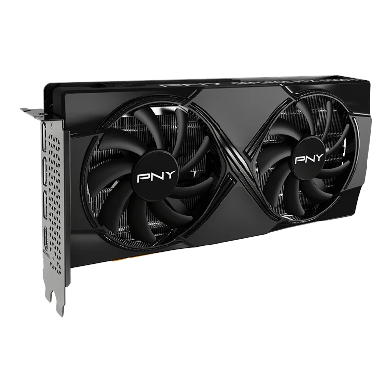 PNY Dual Fan OC GeForce RTX 5060 Ti 16GB Black – NVIDIA Next-Gen GPU, 16GB GDDR6, Boost Clock up to 2650 MHz, Dual-Fan PNY Cooling, Factory Overclock, Ray Tracing & DLSS, PCIe 4.0, HDMI/DP Outputs, 245 mm - Gallery Image