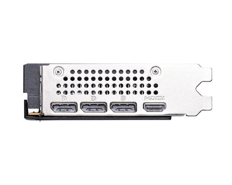 MSI SHADOW 2X OC GeForce RTX 5060 8GB Black/Silver – NVIDIA Next-Gen GPU, 8GB GDDR6, Boost Clock up to 2550 MHz, Dual-Fan SHADOW 2X Cooling, Factory Overclock, Ray Tracing & DLSS, PCIe 4.0, HDMI/DP Outputs, 197 mm - Gallery Image