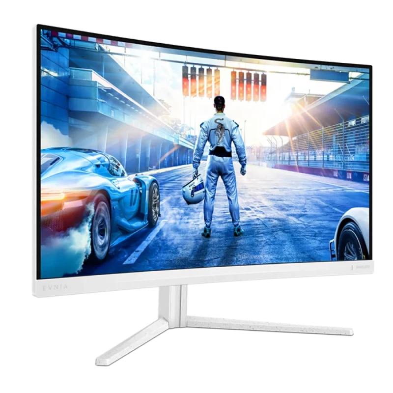 Philips Evnia 27M2C5501 27" WQHD 2560x1440 Fast VA Curved Gaming Monitor - 180Hz Refresh Rate, 0.5ms MPRT Response Time, AMD FreeSync Premium, HDR10, 1500R Curvature, Ambiglow Lighting, 2x HDMI DisplayPort, Height Adjustable Stand, Low Blue Light Flicker-Free - Gallery Image