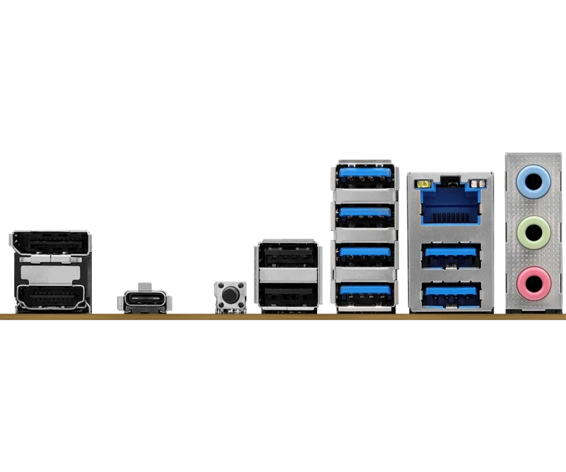 ASRock B860 Pro-A WiFi ATX Motherboard – Intel B860 Chipset, LGA1851 Socket, DDR5 up to 8666(OC), 4x DIMM Slots, 3x M.2 & 4x SATA III, Wi-Fi 6E & Bluetooth 5.3, 2.5Gb Ethernet, HDMI 2.1 & DisplayPort 1.4, Realtek ALC897 7.1 Audio - Gallery Image