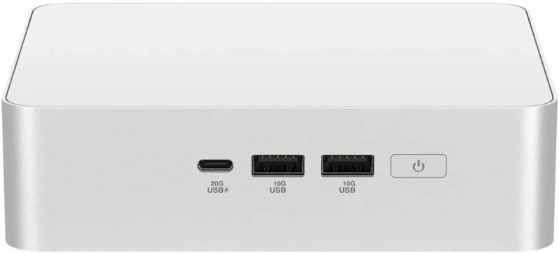 ASUS NUC 15 Pro+ Barebone Mini PC - Intel Core Ultra 9 285H Series 2, 2x DDR5 SO-DIMM Slots, Dual M.2 NVMe Storage Support, Thunderbolt 4, WiFi 7, Bluetooth 5.4, HDMI 2.1, USB4, Compact Aluminum Chassis, No RAM/SSD Included - Gallery Image