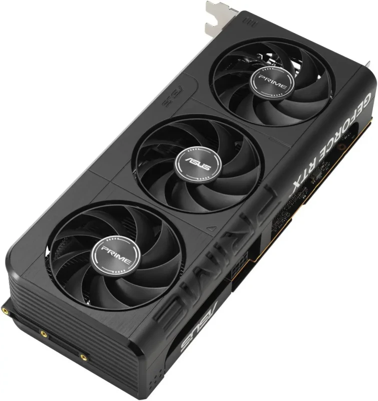 ASUS PRIME GeForce RTX 5060 8GB Black – NVIDIA Next-Gen GPU, 8GB GDDR6, Boost Clock up to 2550 MHz, Triple-Fan PRIME Cooling, Factory Overclock, Ray Tracing & DLSS, PCIe 4.0, HDMI/DP Outputs, 268 mm - Gallery Image