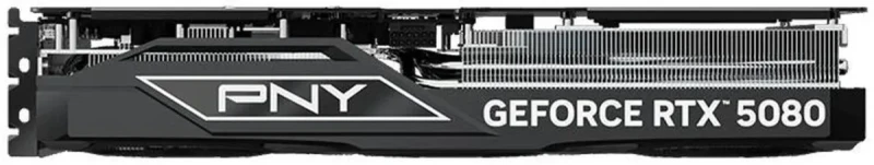 PNY NVIDIA GeForce RTX 5080 16GB OC Triple Fan Graphics Card - Gallery Image