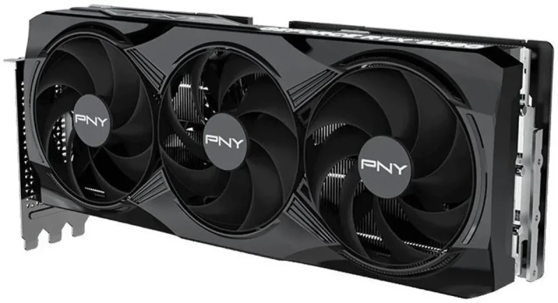 PNY NVIDIA GeForce RTX 5080 16GB OC Triple Fan Graphics Card - Gallery Image