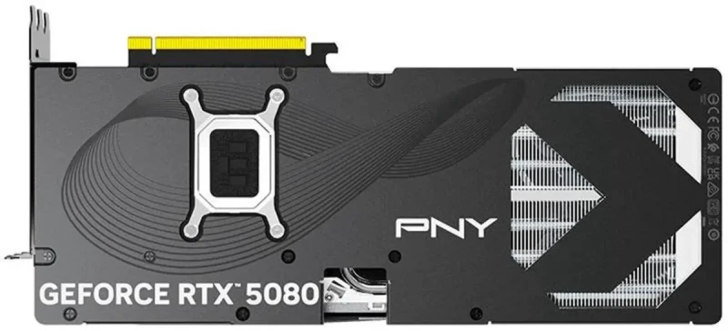 PNY NVIDIA GeForce RTX 5080 16GB OC Triple Fan Graphics Card - Gallery Image