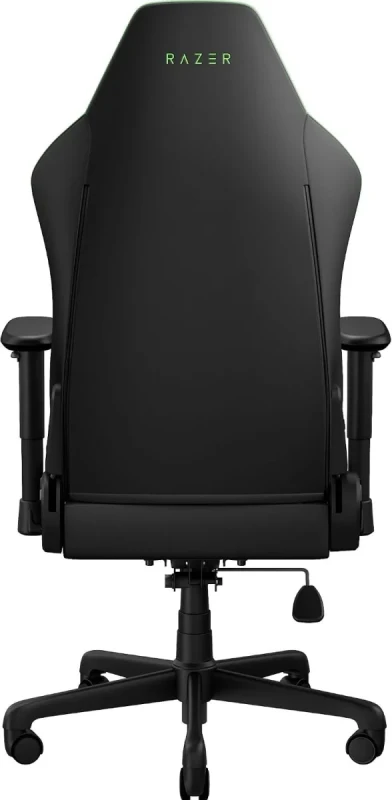 Razer Iskur V2 X NewGen Ergonomic Gaming Chair - Black 2nd Gen PU Leather, CoolTouch Technology, Integrated Lumbar Support, Wide Shoulder Arches, Ergonomic Design - Gallery Image