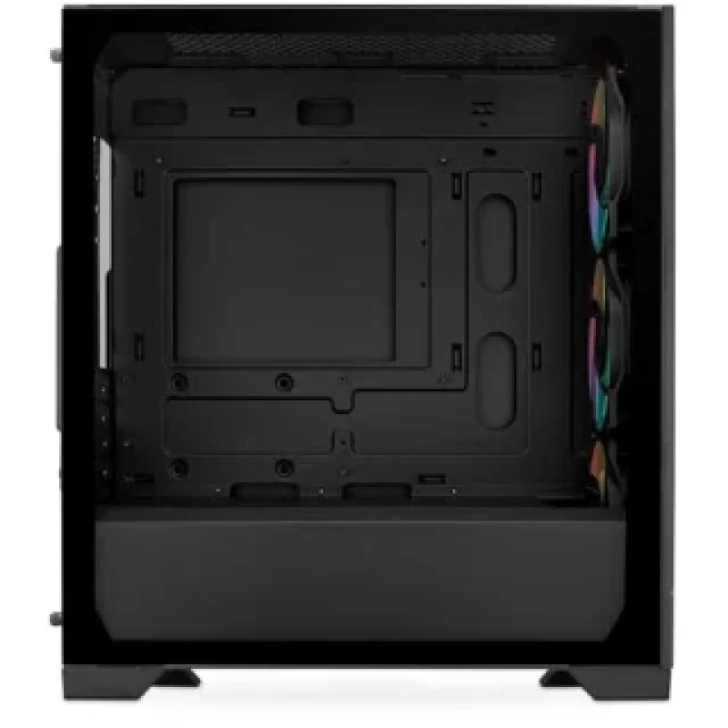 Cooler Master Elite 301 MicroATX Mid Tower PC Case – Tempered Glass Side Panel, ARGB Fans, USB-C & USB 3.2 Ports, Supports MicroATX & Mini-ITX, up to 365 mm GPU, 163.5 mm CPU Cooler Clearance, Top/Front/Rear Fan & Radiator Support, PSU Not Included - Gallery Image